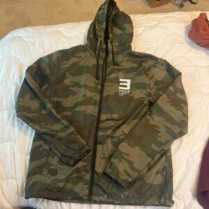 Eminem Revival Tour Camo Hooded Windbreaker Jacket Size Small